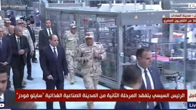 الرئيس السيسي يقوم