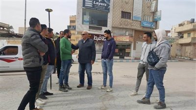 رئيس مدينة العريش يتفقد أعمال تطوير المدينة