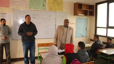 انتظام العملية التعليمية بكل مدارس بني سويف في الفصل الدراسي الثاني