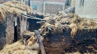 مصرع سيدة مسنة في حريق منزل بالدقهلية 