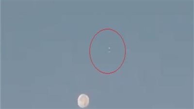 رصد جسم طائر مجهول فوق المياة قبالة سواحل الصين