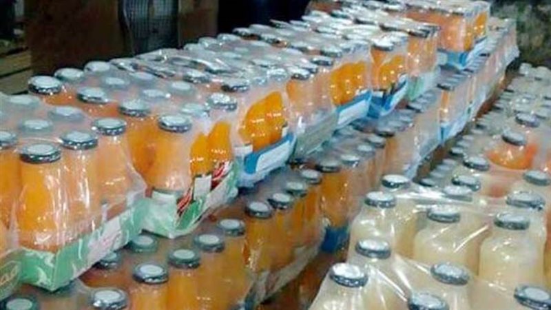 19 ألف لتر عصائر