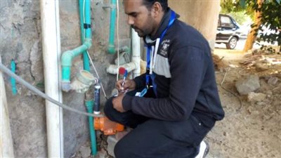 بدء التحصيل الفعلي لرسوم الخدمة مياه الشرب والصرف الصحي بالوادي الجديد 