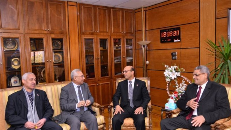 المنشاوى يستقبل رئيس