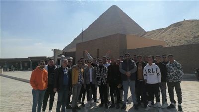 استقبال وفد رياضى من الإسماعيلية وشمال سيناء 