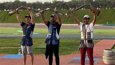 عزمي محيلبة يتوج بذهبية بطولة قطر المفتوحة للخرطوش