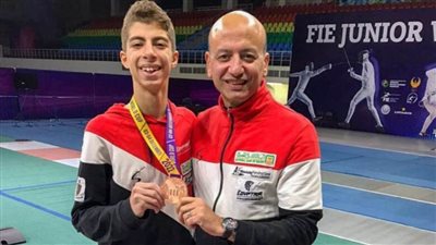 يوسف شامل يحرز ذهبية بطولة إفريقيا لسلاح سيف المبارزة شباب بغانا