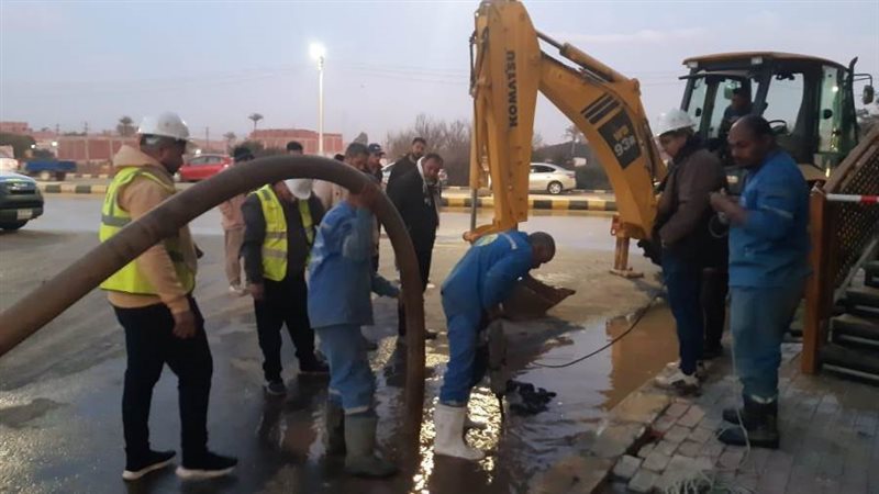 شفط تسريب المياة