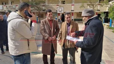 علاء جودة يتابع سير العمليه التعليمية بمدارس كفر الشيخ