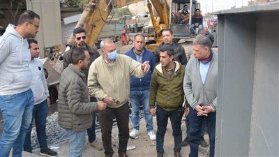 محافظ القليوبية يتابع أعمال صيانة كوبرى الثلاجة بشبرا الخيمة 