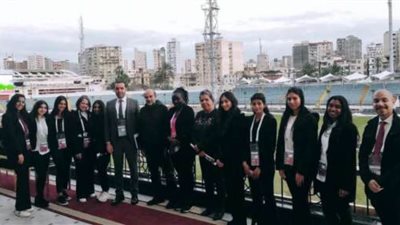 مسؤولة بالكاف تتفقد استاد الإسكندرية استعدادًا لبطولة كأس أمم إفريقيا للشباب