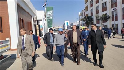 نائب محافظ المنيا يستقبل نائب وزير الزراعة  ويتفقدان مجمع الخدمات الزراعية بالمعصرة