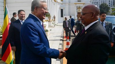 رئيس مجلس النواب يبحث مع رئيس برلمان زيمبابوي تعزيز العلاقات