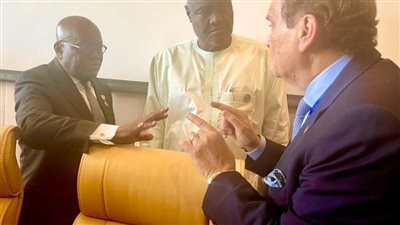 وقع رئيس الأوكسا مع الشركاء إقامة دورة الألعاب الإفريقية غانا 2023