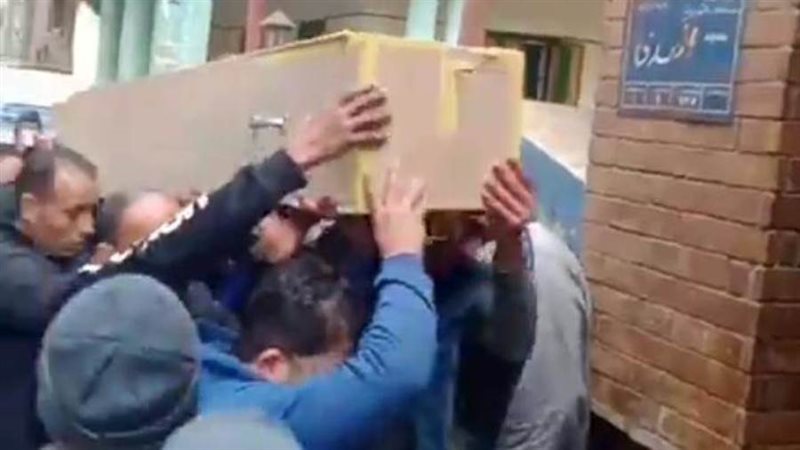 جنازة الشاب مصطفى
