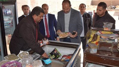 حملة حماية المستهلك ببني سويف والتحفظ على لحوم وغلق أكاديمية مخالفة