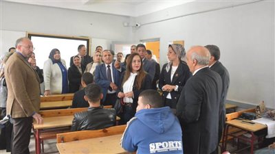 لجنة التعليم والبحث العلمى بمجلس النواب فى زيارة لمدارس البحيرة