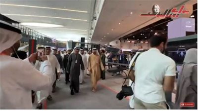 الشيخ محمد بن زايد آل نهيان رئيس دولة الإمارات يتفقد معرض“آيدكس2023”