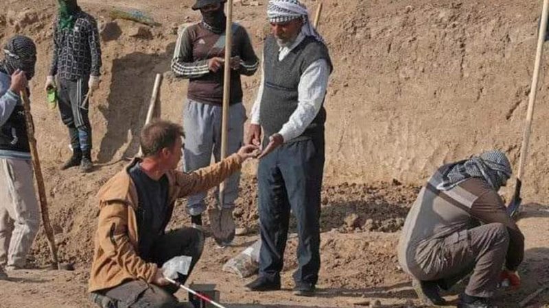 البعثة الأثرية في