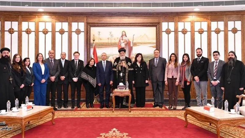البابا تواضروس يستقبل