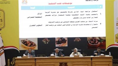 محافظ الوادي الجديد يترأس اجتماع المجلس التنفيذي الشهري للمحافظة