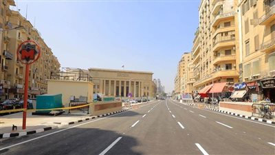 غلق جزئي بشارع ٢٦ يوليو بالاتجاه القادم من ميدان سفنكس اتجاه كورنيش النيل