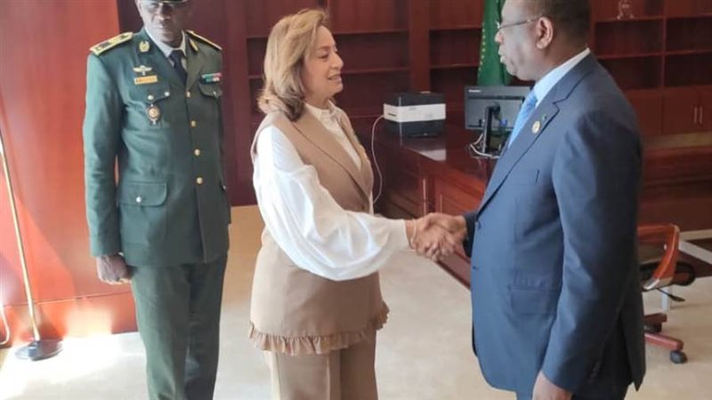 الرئيس السنغالي خلال