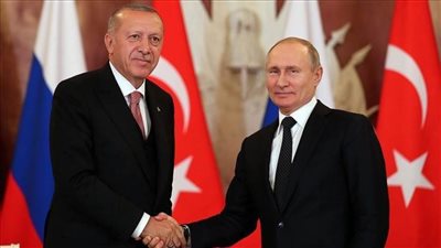 أردوغان يشكر بوتين على المساعدات الروسية لتركيا لتخفيف آثار الزلازل المدمرة