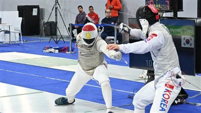 علاء أبوالقاسم يتأهل لدور الـ32 لكأس العالم لسلاح الشيش