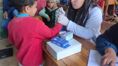 صحة المنيا تواصل أعمال المبادرة الرئاسية لاكتشاف وعلاج أمراض سوء التغذية لطلاب المدارس