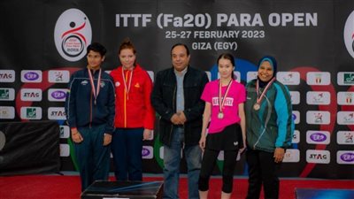 منتخب مصر يحقق 16 ميدالية في اليوم الثاني بالبطولة الدولية لتنس الطاولة