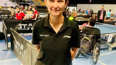 مندوبة الاتحاد الدولي لتنس الطاولة البارالمبي: سعيدة بنجاح بطولة مصر الدولية.. وصالة حسن مصطفى مذهلة