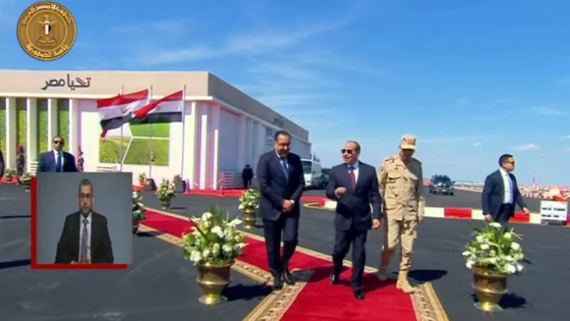 الرئيس السيسي يتفقد