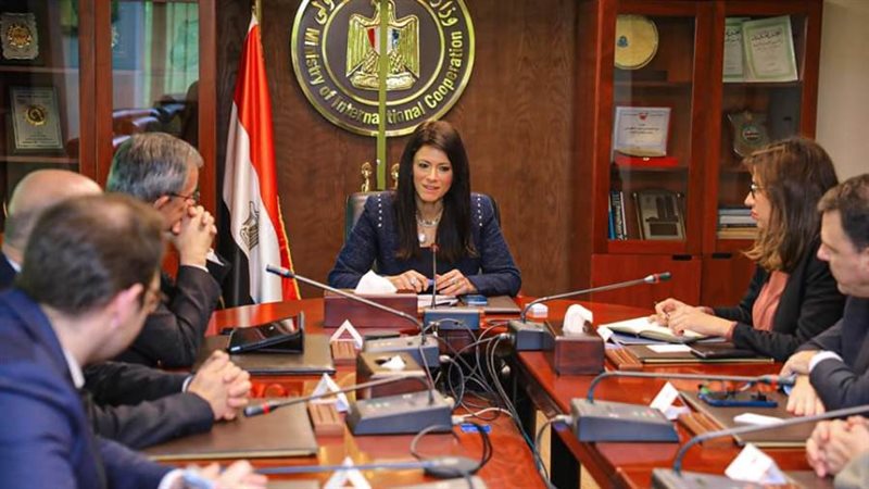 المشاط تبحث مع وفد