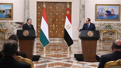 12 رسالة من الرئيس السيسي على هامش لقائه برئيس وزراء المجر