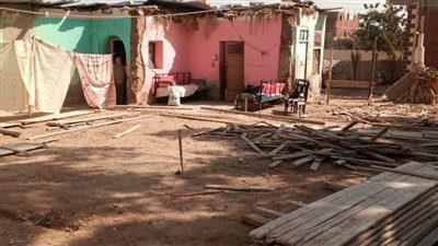 إزالة حالة تعدِّ لبناء دون ترخيص بمركز ومدينة أبوصوير