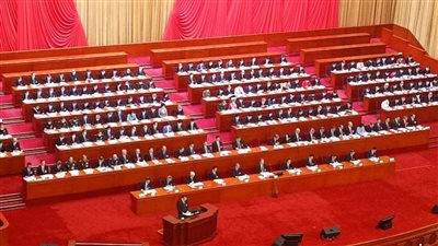 افتتاح الدورة السنوية للمجلس الوطني لنواب الشعب الصيني