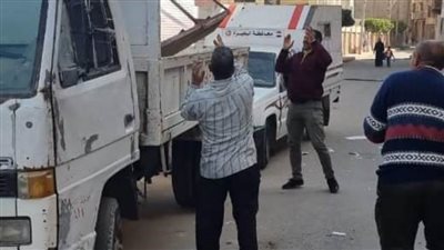 رفع 1150حالة إشغال طريق وإزالة 25 مكمورة فحم عشوائية بالبحيرة