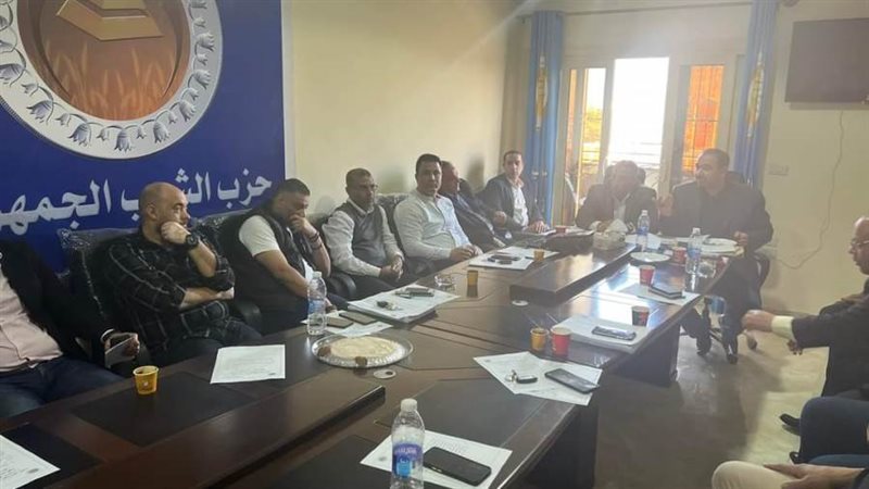 إجتماع الحزب بالقليوبية