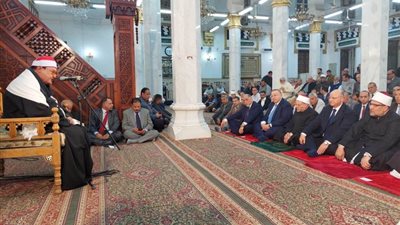 محافظ القاهرة يشهد الاحتفال بليلة النصف من شعبان نائبًا عن الرئيس السيسي