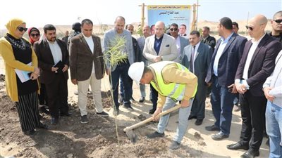 زرع شتلات الأشجار ضمن  المبادرة الرئاسية 