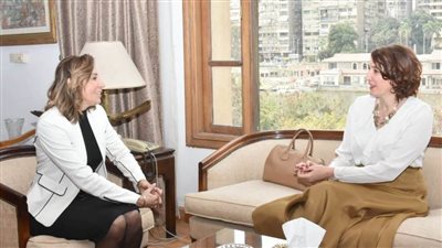 وزيرة الثقافة تستقبل رئيس المجلس التنفيذي لليونسكو لبحث التعاون المشترك