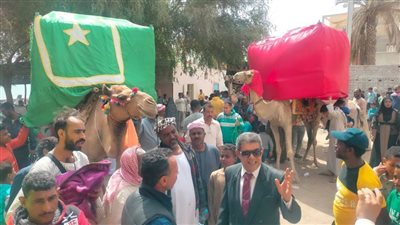 قصور الثقافة توثق جولة المحمل في احتفالات أهالي القصير بالنصف من شعبان 