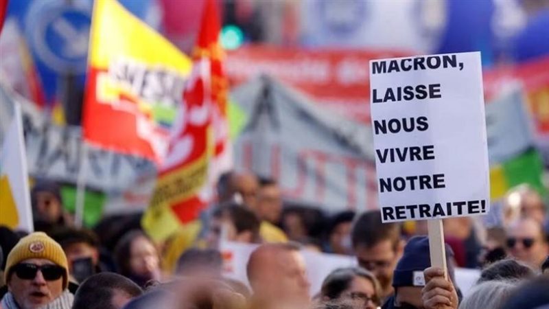 مظاهرات فرنسية -