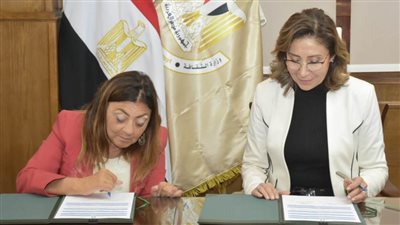 وزيرة الثقافة توقع بروتوكول تعاون مع القومي للأشخاص ذوي الإعاقة