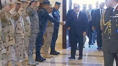 السيسي يصل إلى مركز 