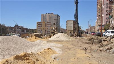 سكرتير بني سويف يتفقد مشروع  تطوير سوق الدهشوري