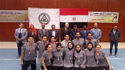 ختام بطولة الجمهورية للريشة الطائرة  ببني سويف