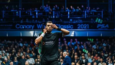 مصطفى عسل يفتتح مشواره في بطولة كناري وارف للإسكواش اليوم