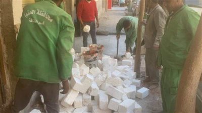 إيقاف أعمال تحويل شقة من سكنى إلى إداري خلال حملة مفاجئة بحي شمال مدينة المنيا